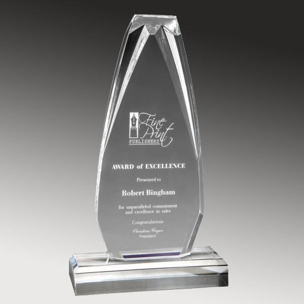 Alpine Tower acrylic award 7 3/4 inch–9 3/4 inch