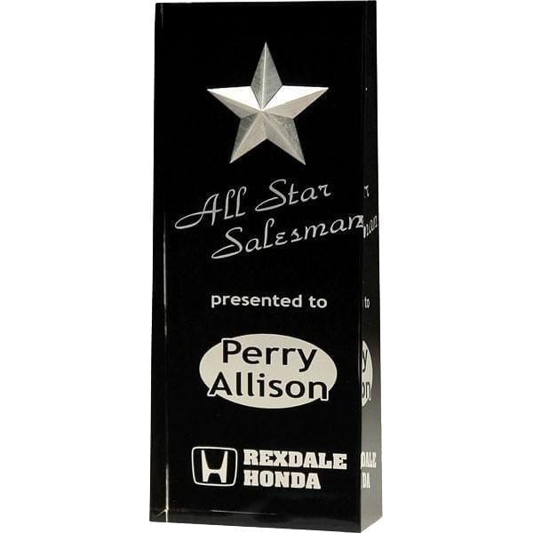 Dorado black acrylic award