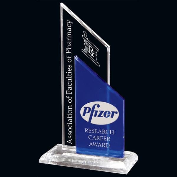 Acrylic Award - Freeform Twin Towers (A3391) - Quest Awards