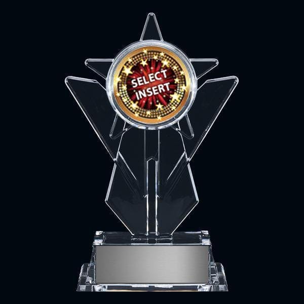 Krystal Sail holder acrylic award 2 inch