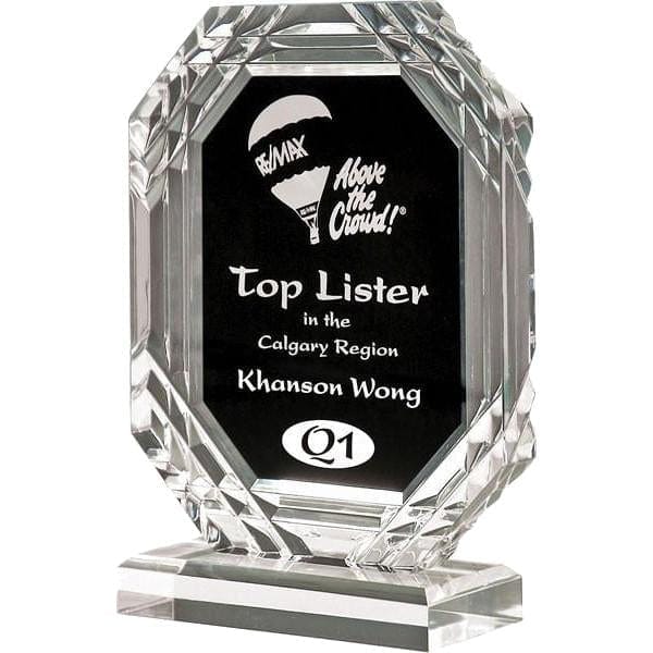 Matrix black & clear acrylic award 6 3/4 inch–7 3/4 inch