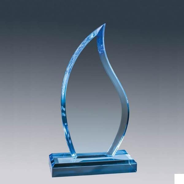 Sapphire Droplet acrylic award 7 3/4 inch–9 3/4 inch