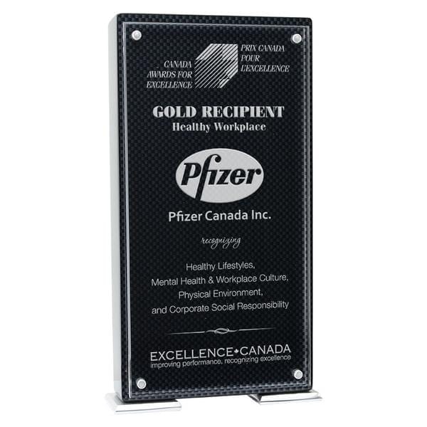 Vista Carbon Fiber acrylic award 7 1/4 inch–9 1/4 inch