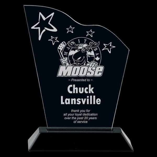 Hockey Wave acrylic award
