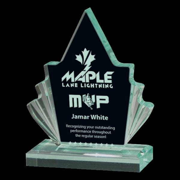 Acrylic Jade Maple Leaf 6 3/4 inch–8 3/4 inch