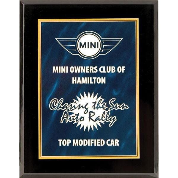 Blue Guelph acrylic plaque 7–9 inch