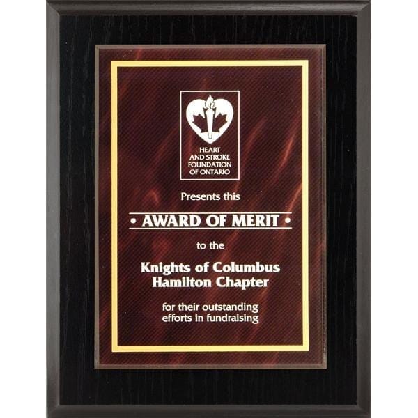 Red Austin acrylic plaque 7–9 inch