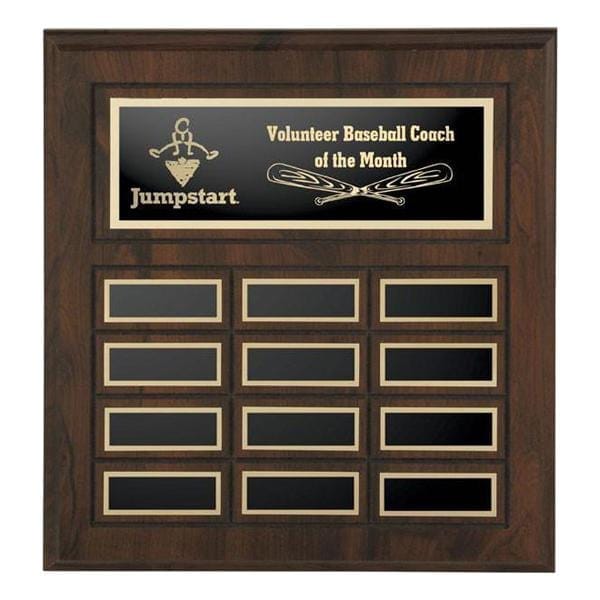 Cherrywood Laminated plaque 12 Plates