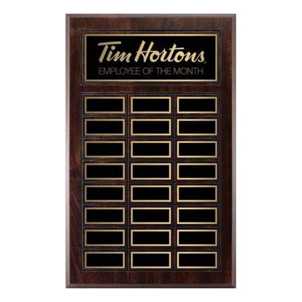Cherrywood Laminated plaque 24 Plates
