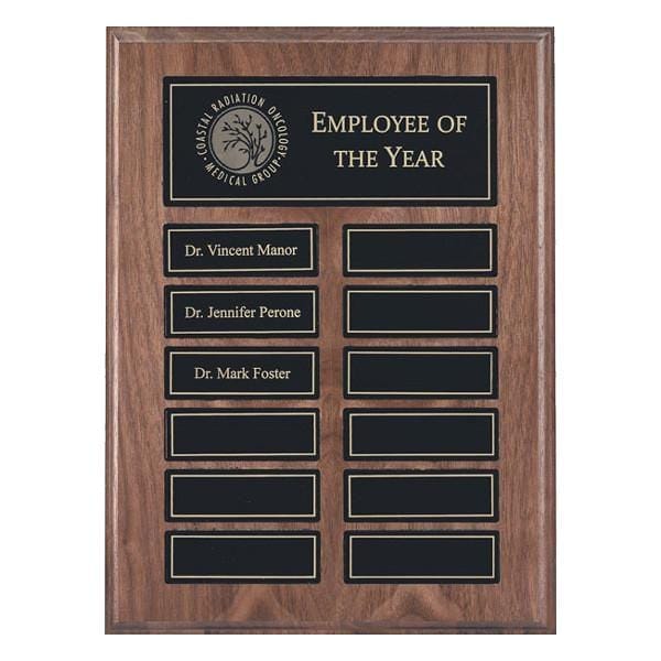 Magnetic plaque Walnut 12 Plates