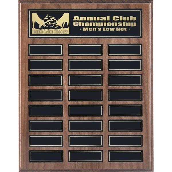 Magnetic plaque Walnut 24 Plates