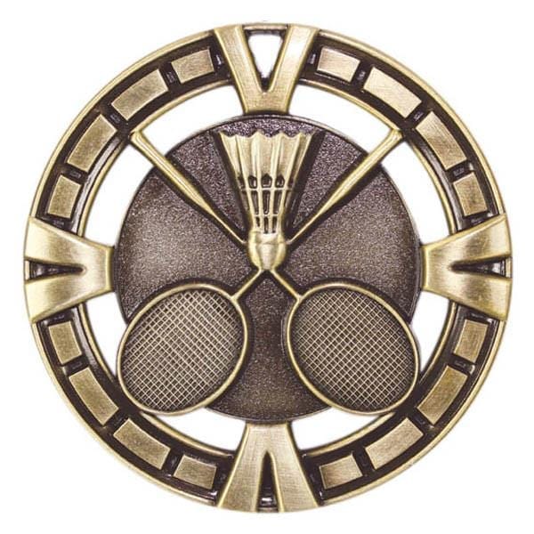 Badminton Varsity Sports medallion 2 1/2 inch