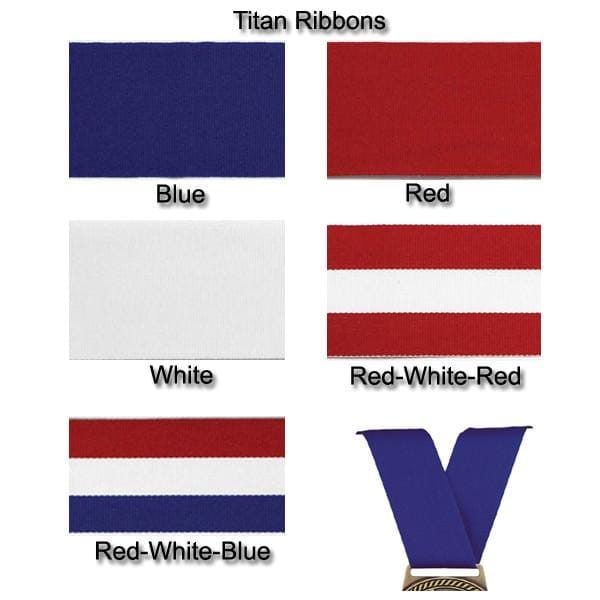 Baseball Medallion - Titan Series - Wide Ribbon - 3