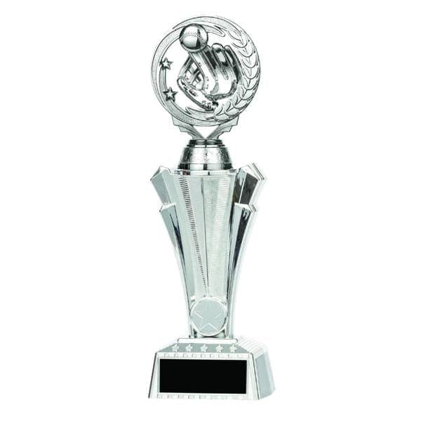 Baseball Nexus Twister Bright silver trophy 9 1/2 inch–11 1/2 inch