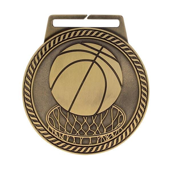 Basketball Medal Titan Series Wide Ribbon 3