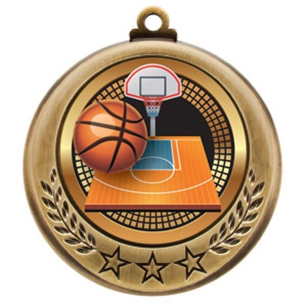 Basketball Spectrum medallion 2 3/4 inch