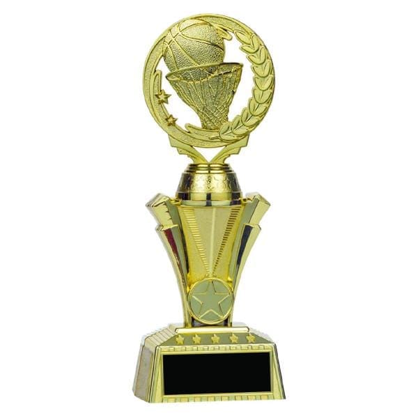 Basketball Nexus Twister gold trophy 9 1/2 inch–11 1/2 inch
