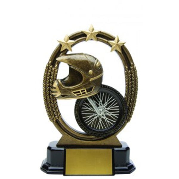 BMX Tri Star trophy 7 inch