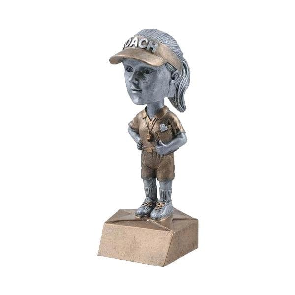 Coach Trophy - Bobble Head - Girls (A2276) - Quest Awards