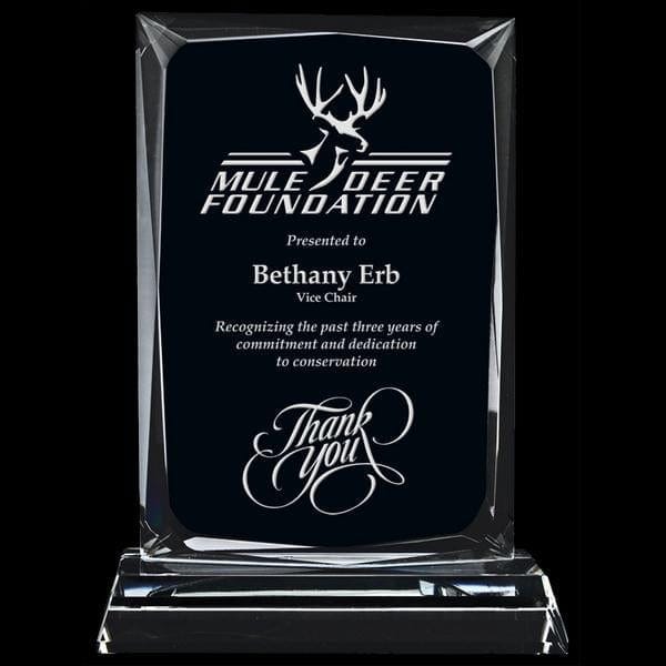 Bookman crystal award