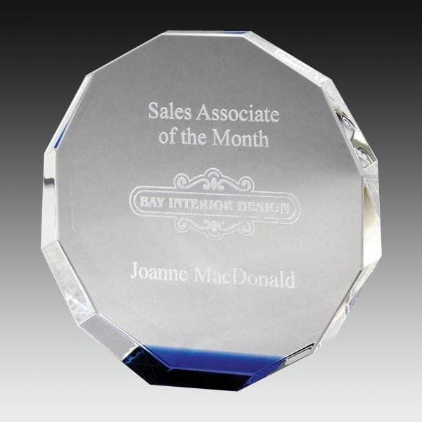 Cobalt Round award 4 inch–5 1/2 inch