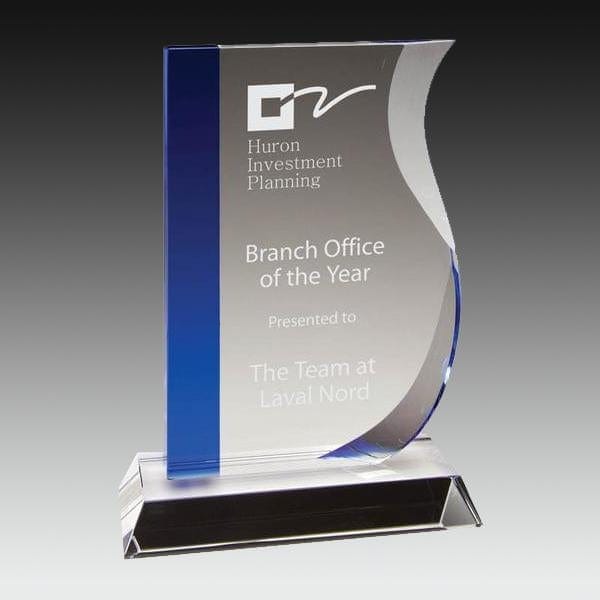 Cobalt Wave award 7 1/2 inch–8 1/2 inch