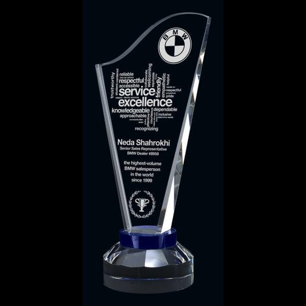 Crystal Award - Harp Award (A3583) - Quest Awards