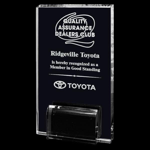 Marquis Rectangle crystal award