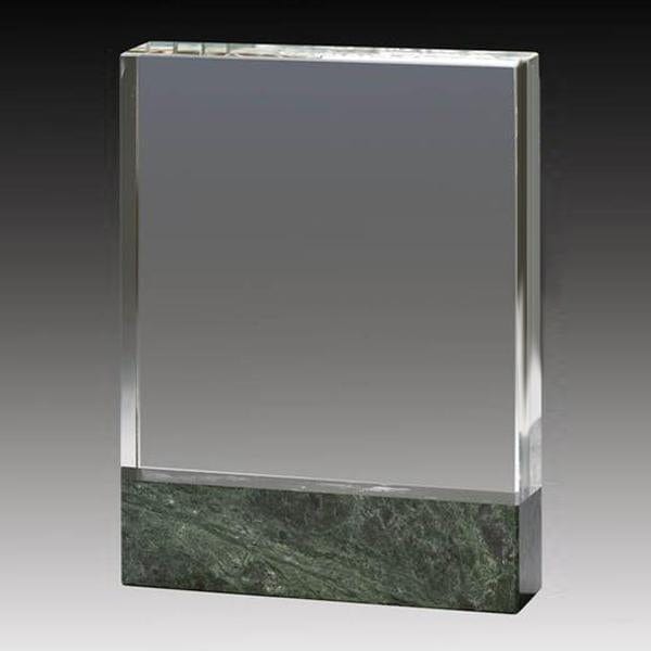 Crystal Award - Regal Series - Clear Marble Block (A2314) - Quest Awards