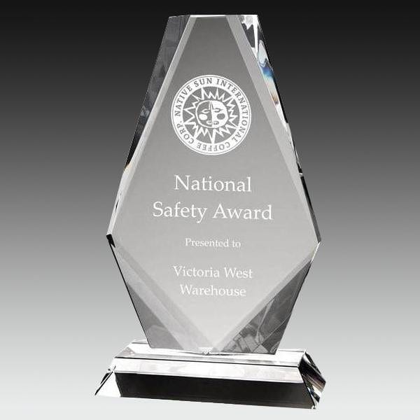 Regal Diamond crystal award 8–9 inch