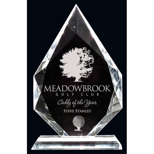 Southampton teardrop crystal award 6 1/2–9 1/2 inch