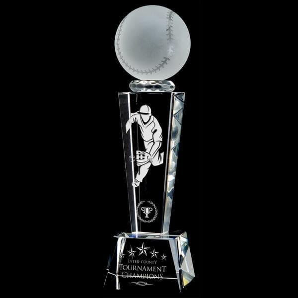 Baseball Vapour crystal award