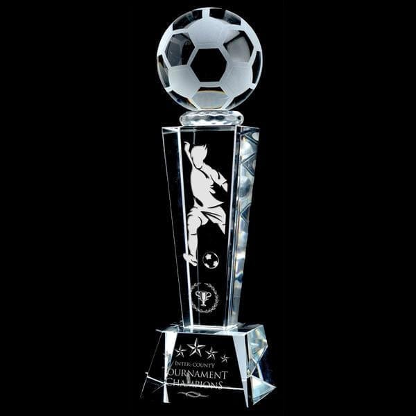 Soccer Vapour crystal award