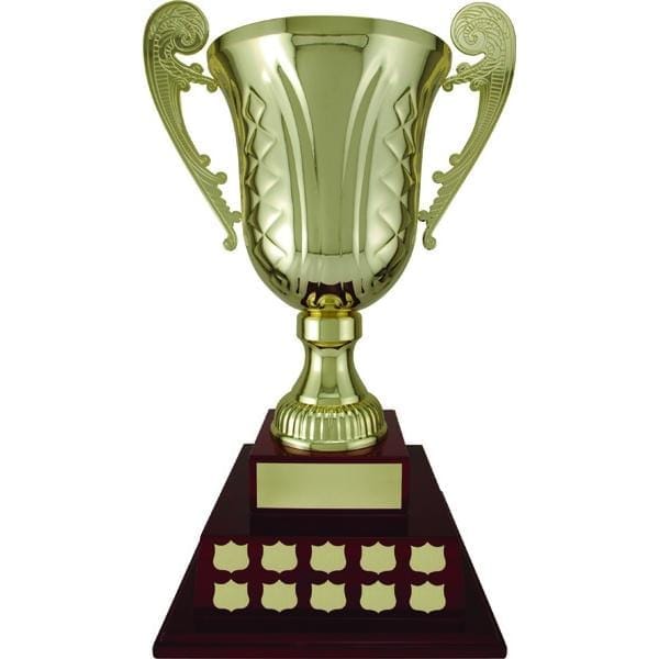 Golf Mancini cup gold Tiered base