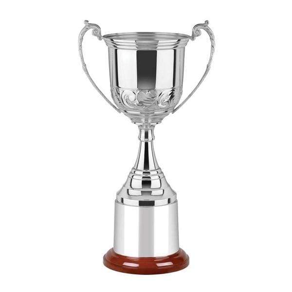 Cups - Silver Plated - Hand Chased Silver Cup (A3430) - Quest Awards