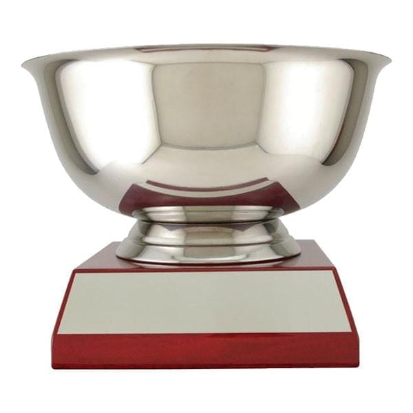 Stainless Steel Revere Bowl on Piano Finish base 4 5/8 inch–7 5/8 inch