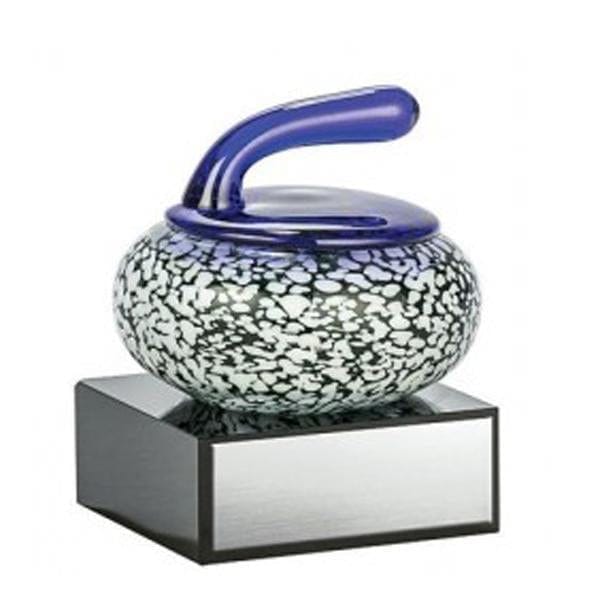 Curling Art glass 4 3/8 inch