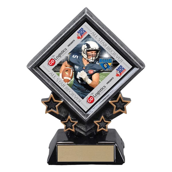 Diamond Star holder awards Custom trophy 9 inch–11 1/4 inch