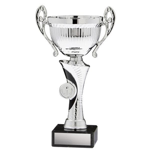 Economy cup Silver/Black Accent 12 inch