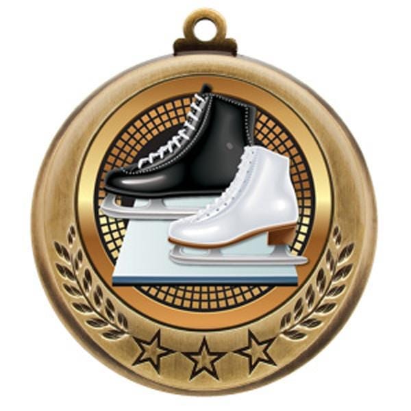 Figure Skating Spectrum medallion 2 3/4 inch