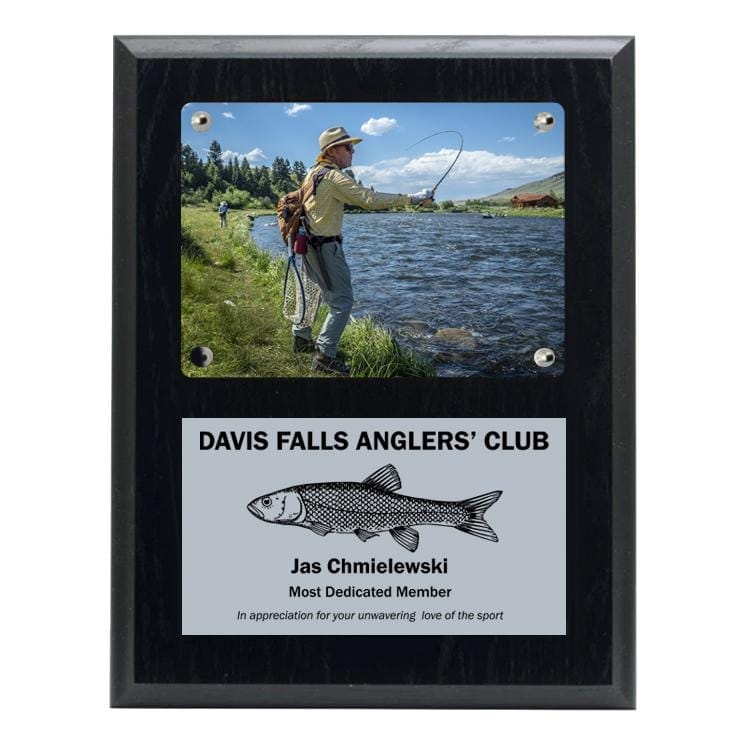 Fishing Photo Plaque - Black Ash 7