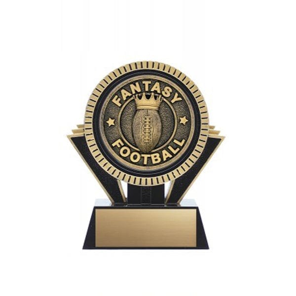 Football Apex black Fantasy trophy 5 inch
