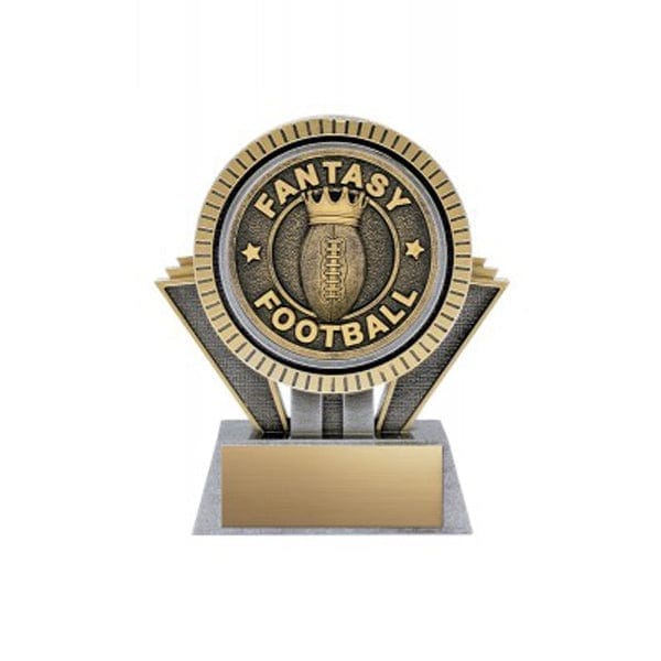 Football Apex silver Fantasy trophy 5 inch