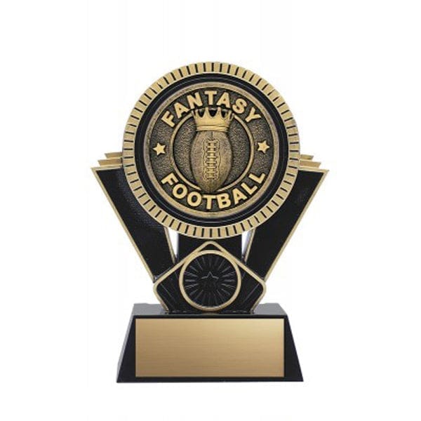 Football Apex black Fantasy trophy 6 inch
