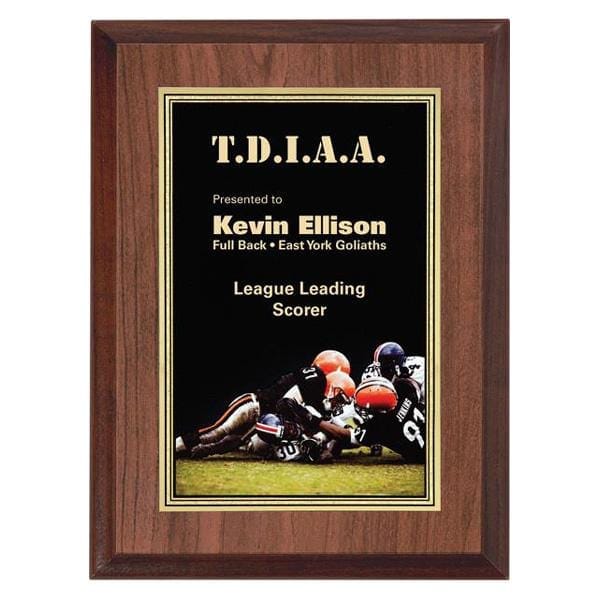 Football Full Colour Activity plaque 6 inchx8 inch