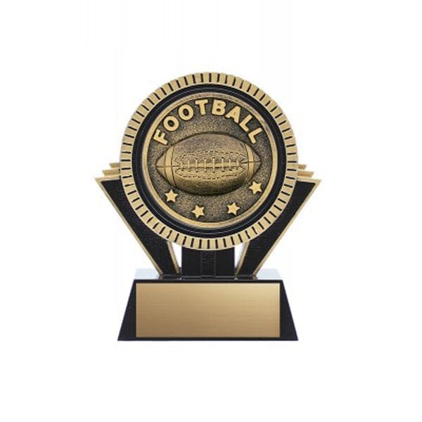 Football Apex Activity insert award 5 inch – Black/Gold