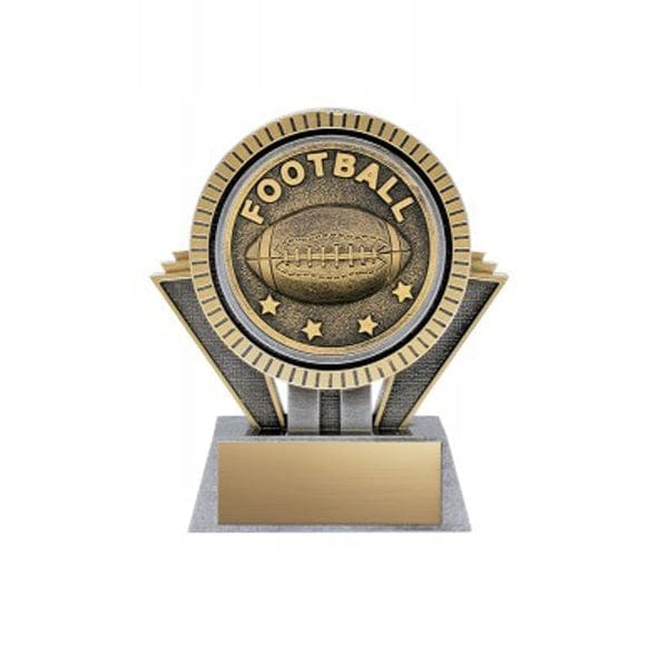 Football Apex Activity insert award 5 inch – Silver/Gold
