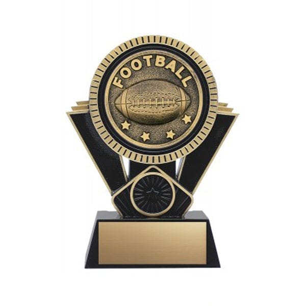 Football Apex Activity insert award 6 inch – Black/Gold