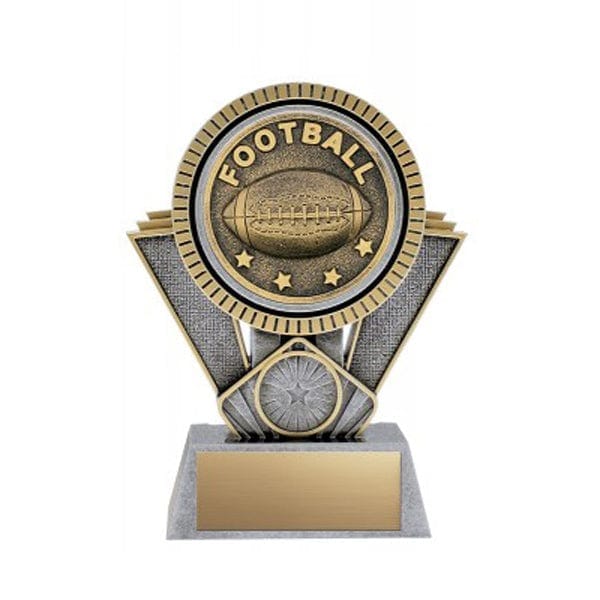 Football Apex Activity insert award 6 inch – Silver/Gold