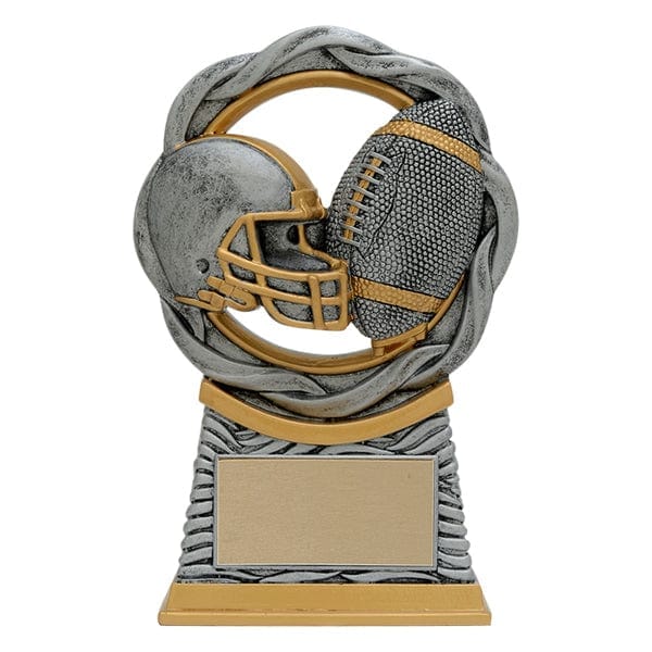 Football Fusion resin trophy 5 1/4 inch–6 1/4 inch